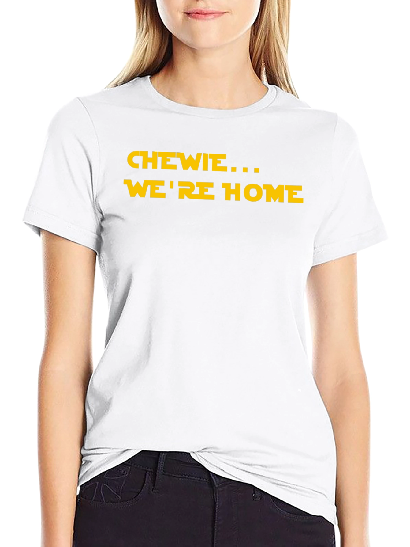 Chewie Were Home Black T-Shirt