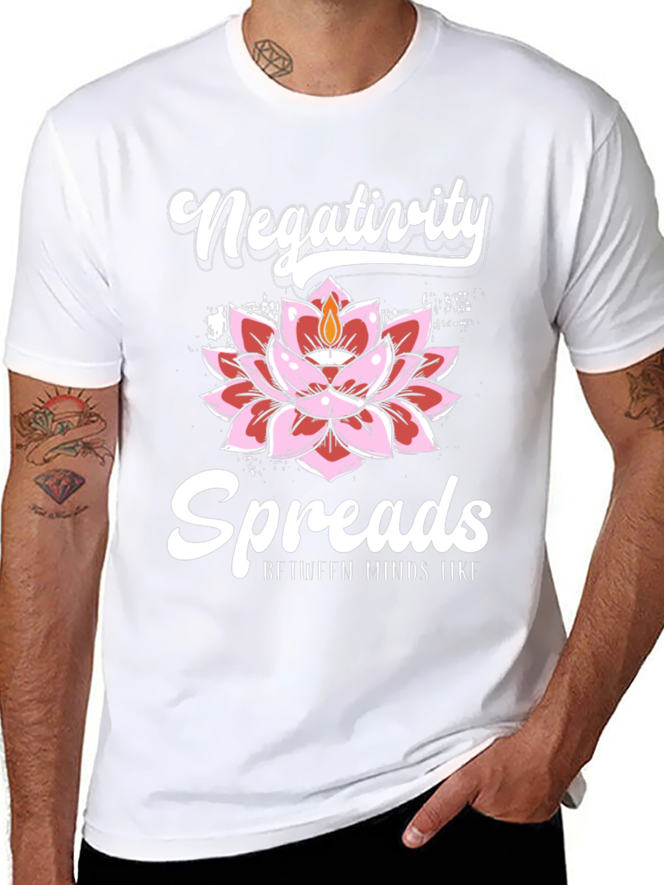 Negativity Spreads Graphic Tee
