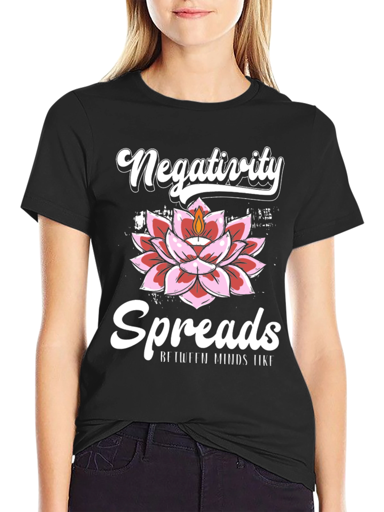 Negativity Spreads Graphic Tee