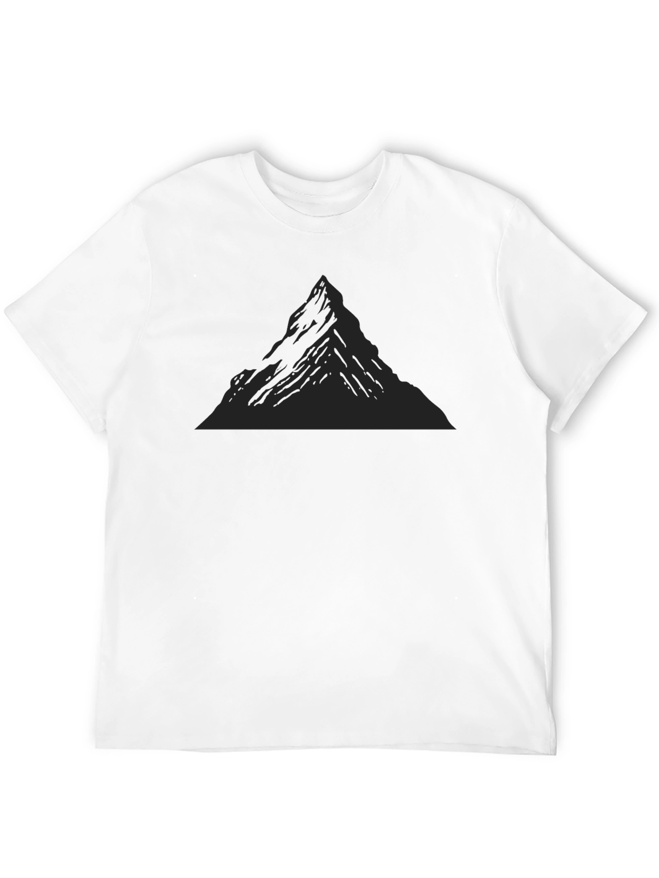 Mountain Peak Graphic T-Shirt - Soft Cotton Blend