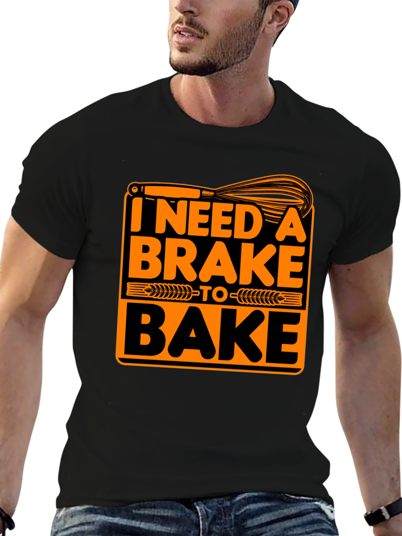 I Need A Brake To Bake Graphic T-Shirt
