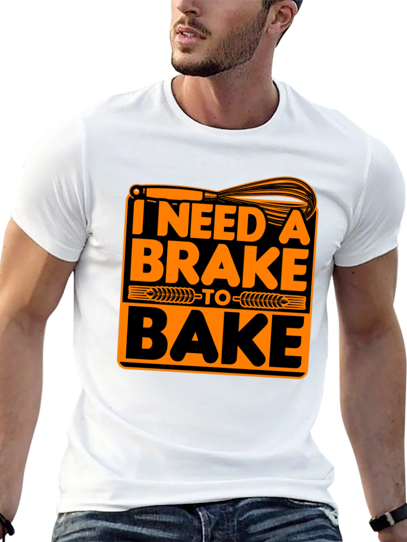 I Need A Brake To Bake Graphic T-Shirt