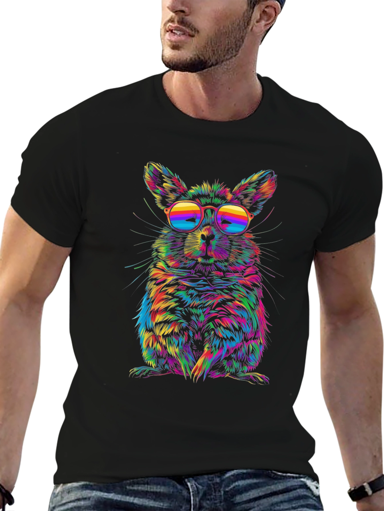 Cool Chinchilla Rainbow T-Shirt