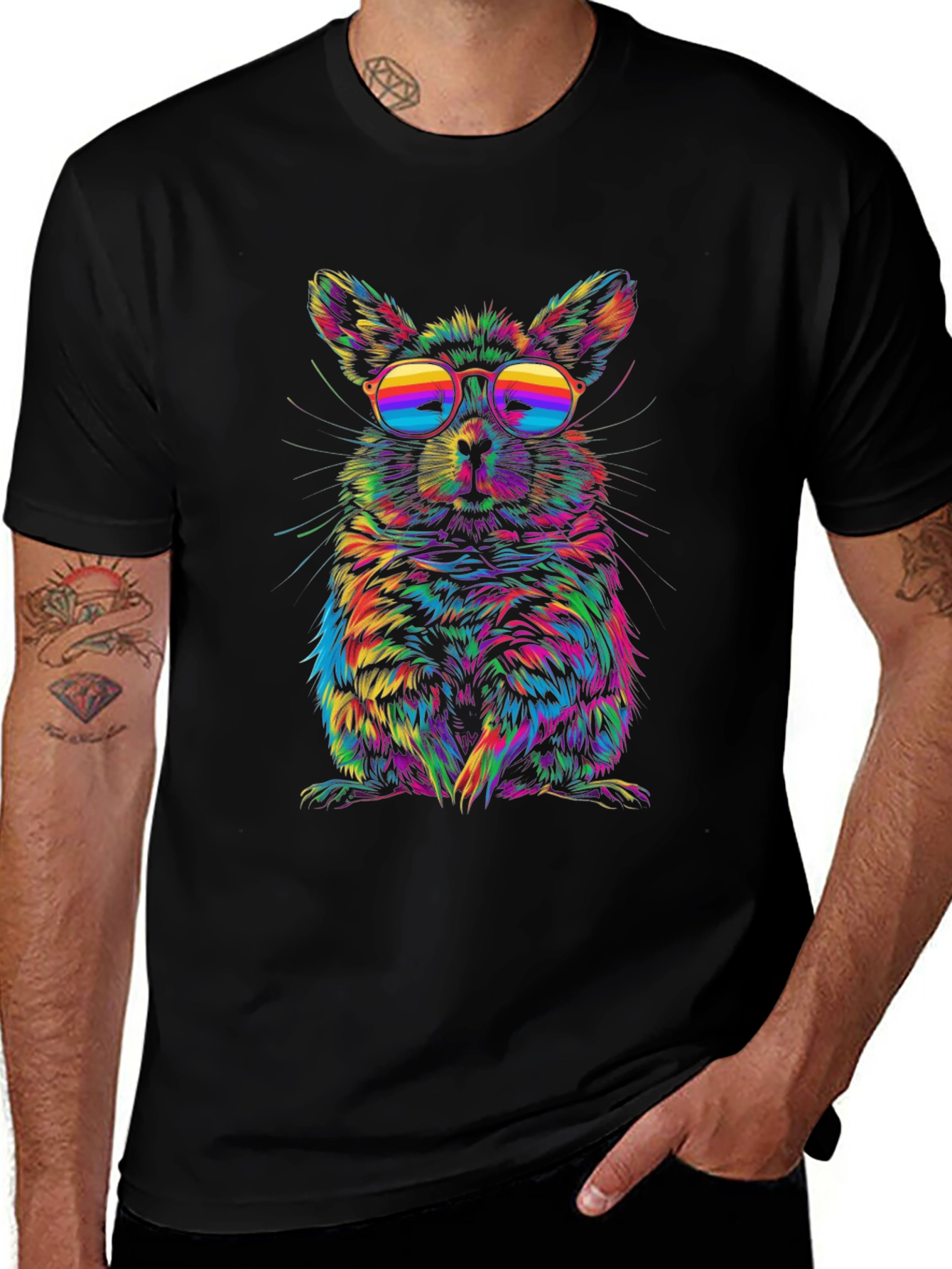 Cool Chinchilla Rainbow T-Shirt
