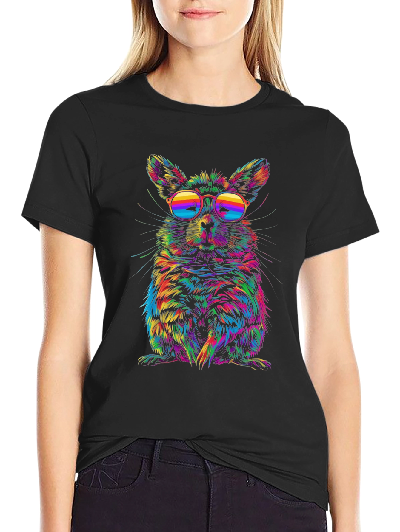 Cool Chinchilla Rainbow T-Shirt