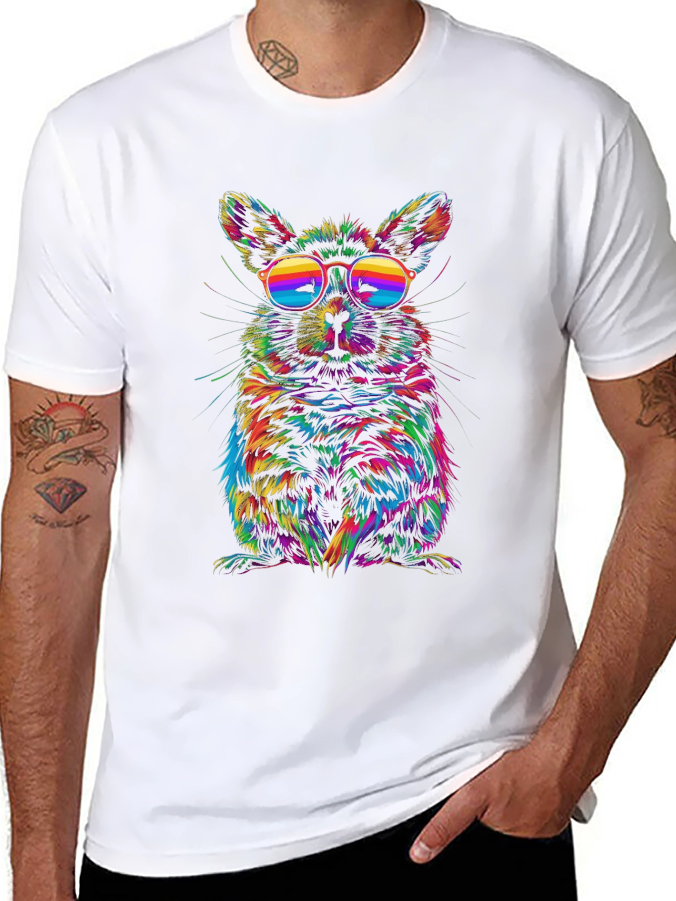 Cool Chinchilla Rainbow T-Shirt