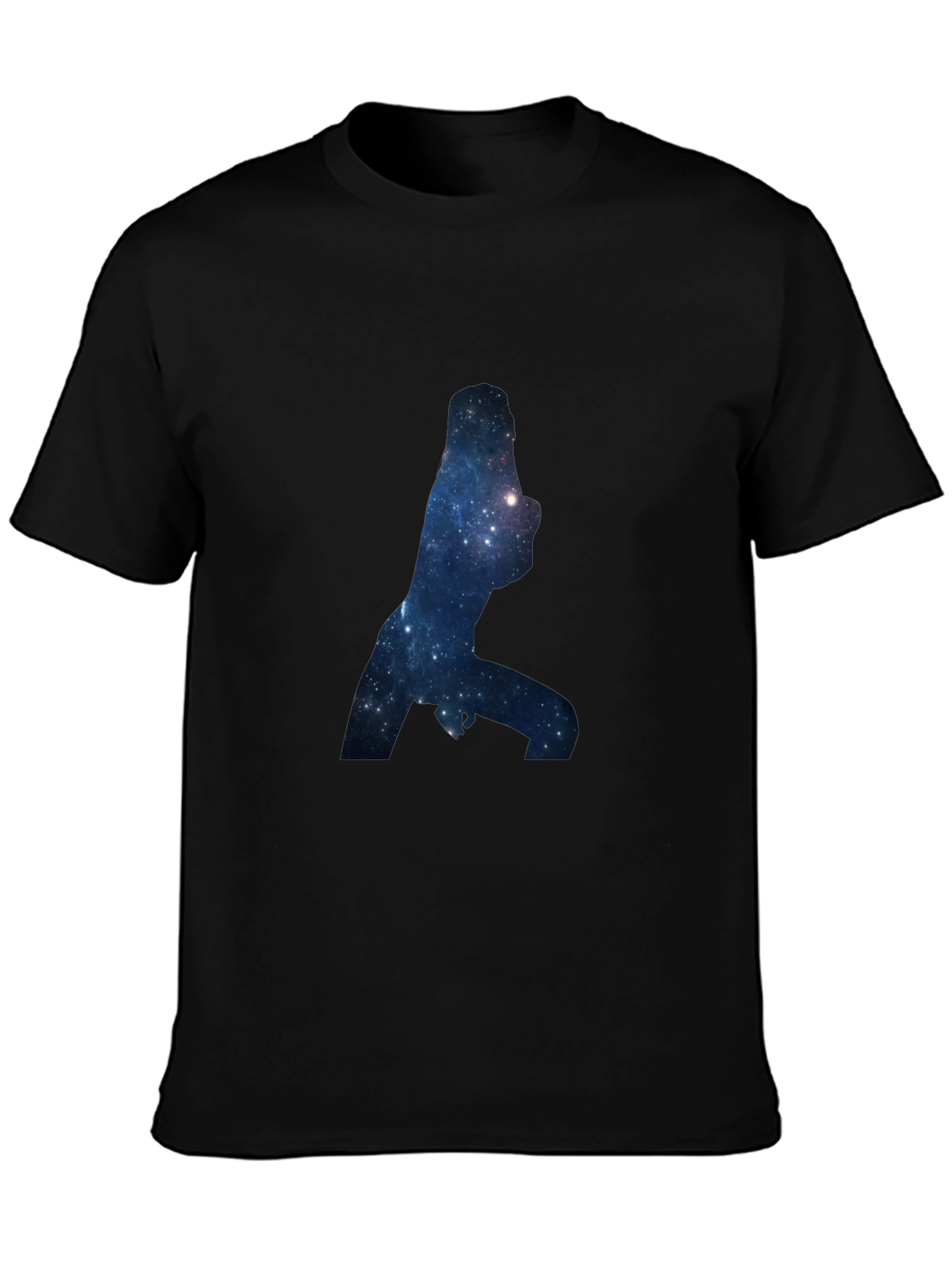 Galaxy Silhouette Black T-Shirt