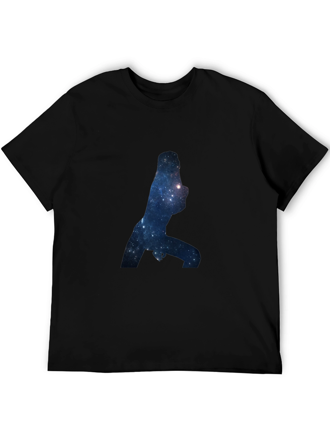 Galaxy Silhouette Black T-Shirt