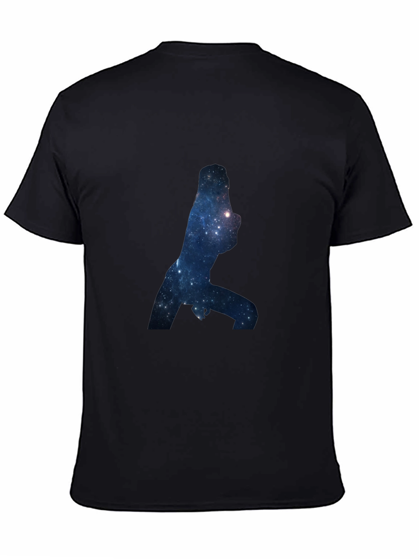 Galaxy Silhouette Black T-Shirt
