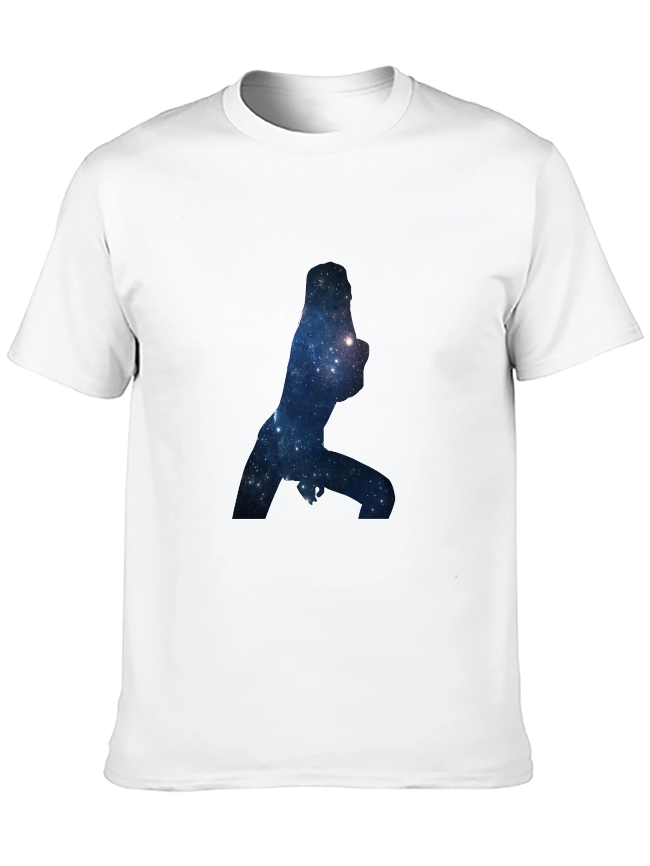 Galaxy Silhouette Black T-Shirt