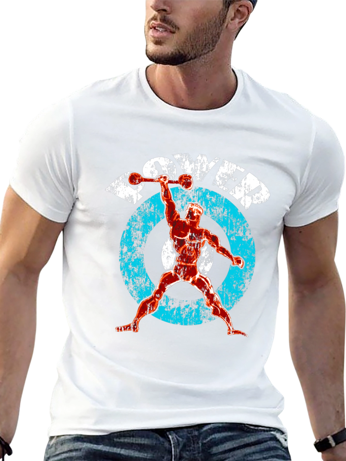 Power Lifter Graphic Tee - Black