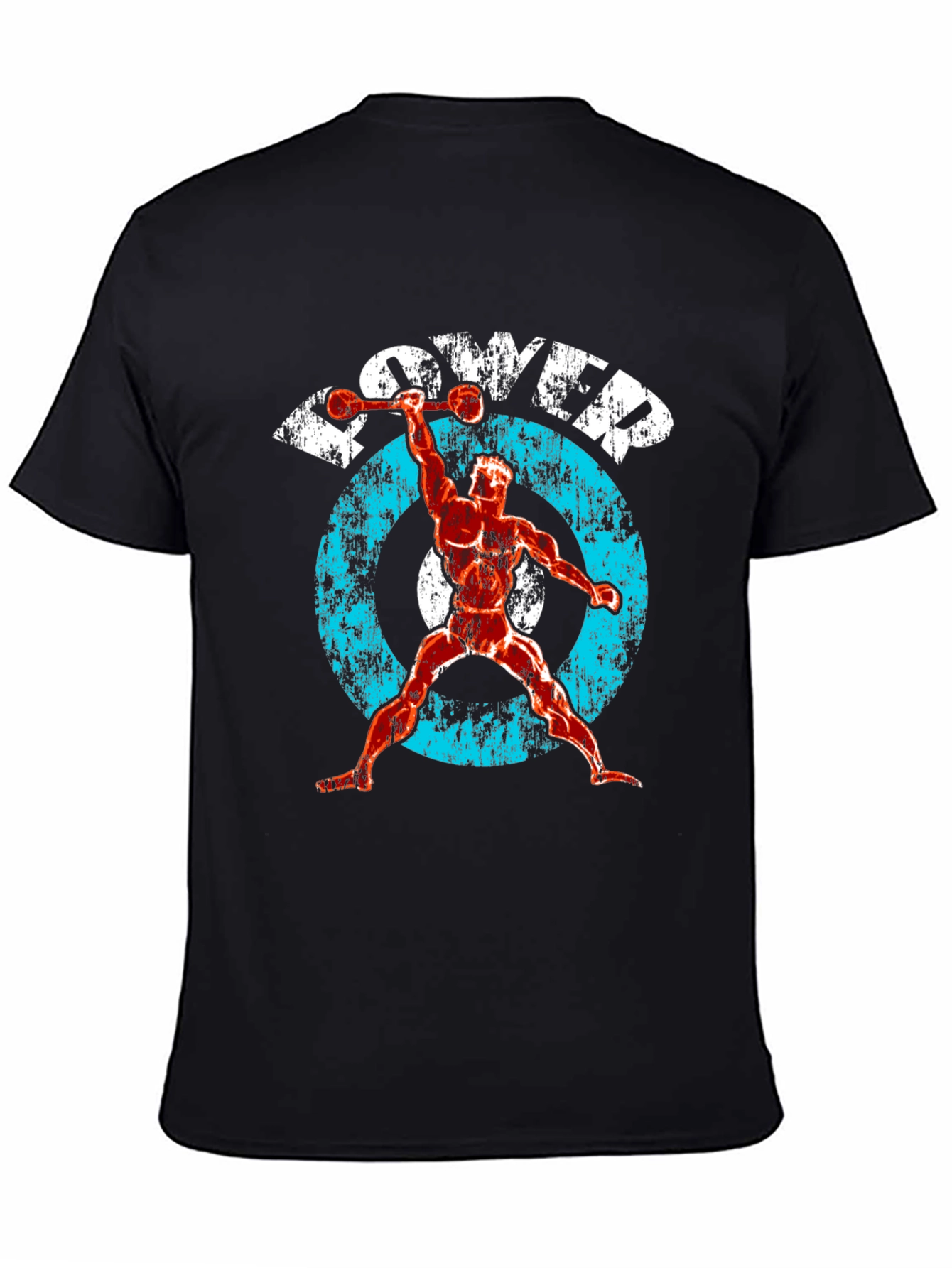 Power Lifter Graphic Tee - Black