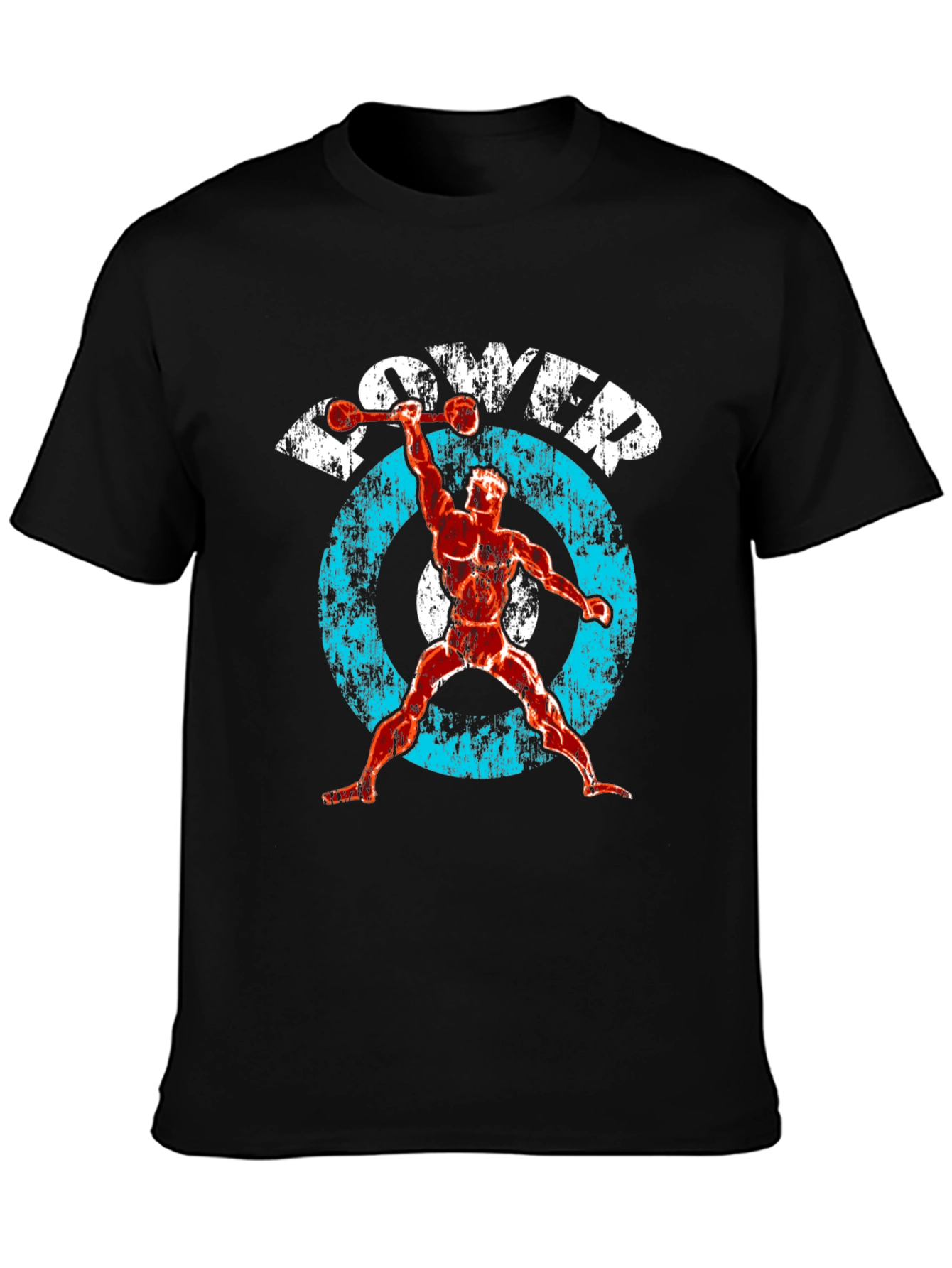Power Lifter Graphic Tee - Black