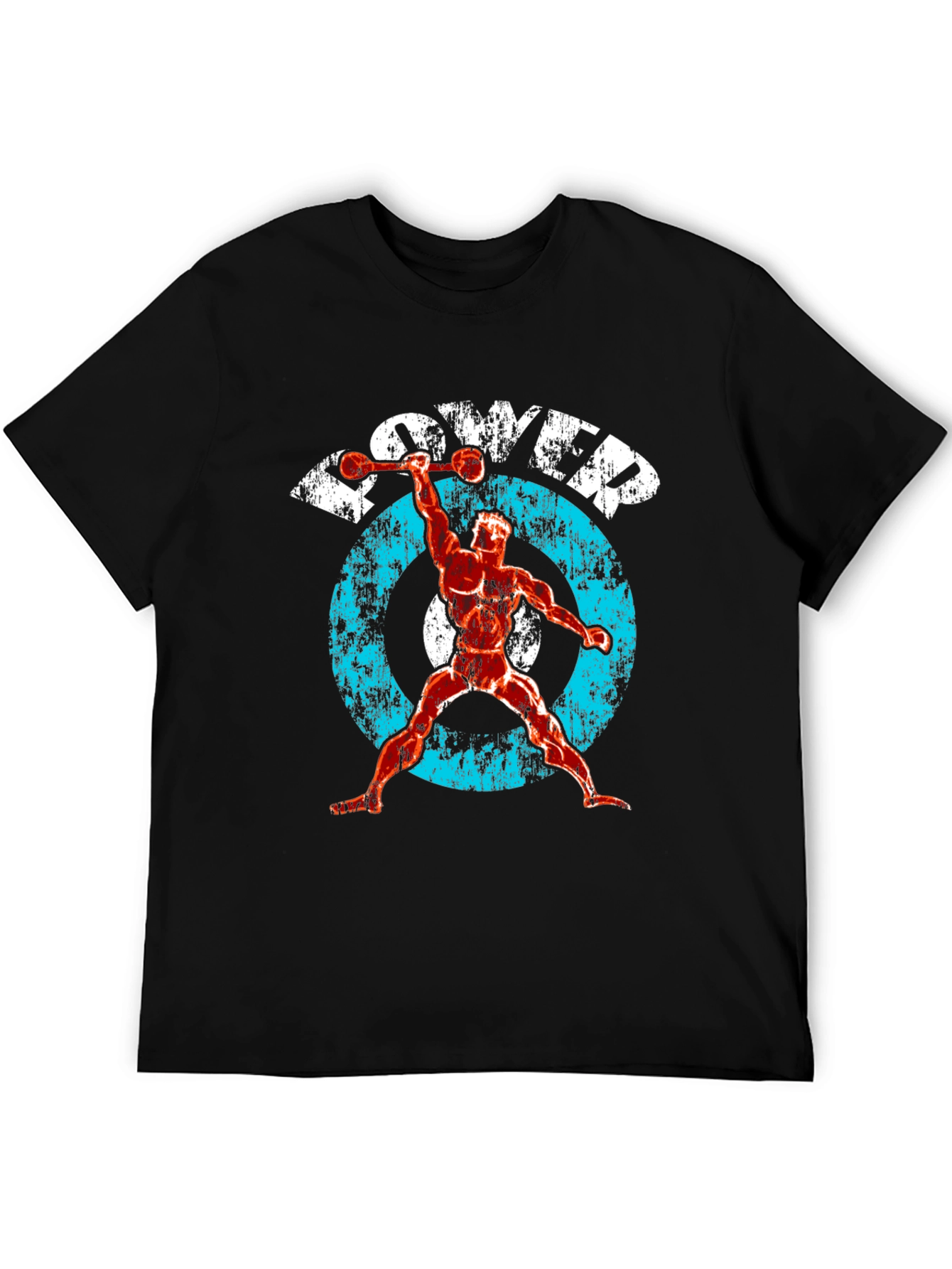 Power Lifter Graphic Tee - Black