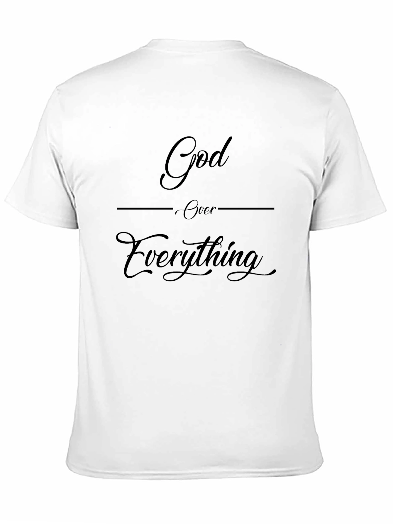 God Over Everything Black Graphic Tee