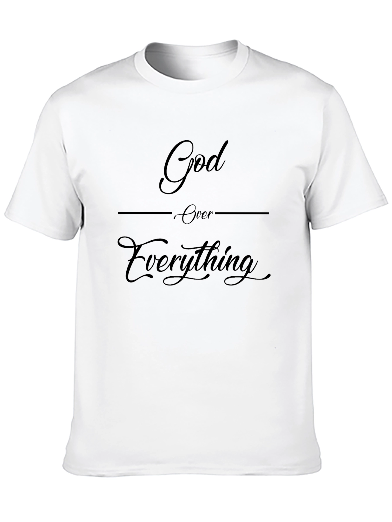 God Over Everything Black Graphic Tee