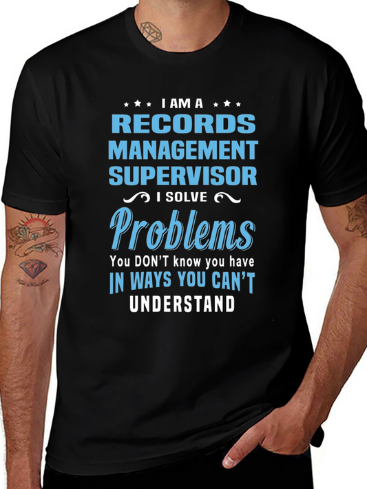 Records Management Supervisor T-Shirt