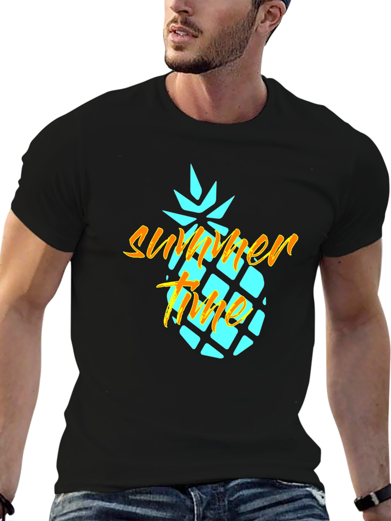 Summer Time Pineapple Graphic Tee