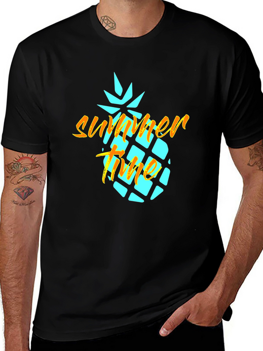Summer Time Pineapple Graphic Tee
