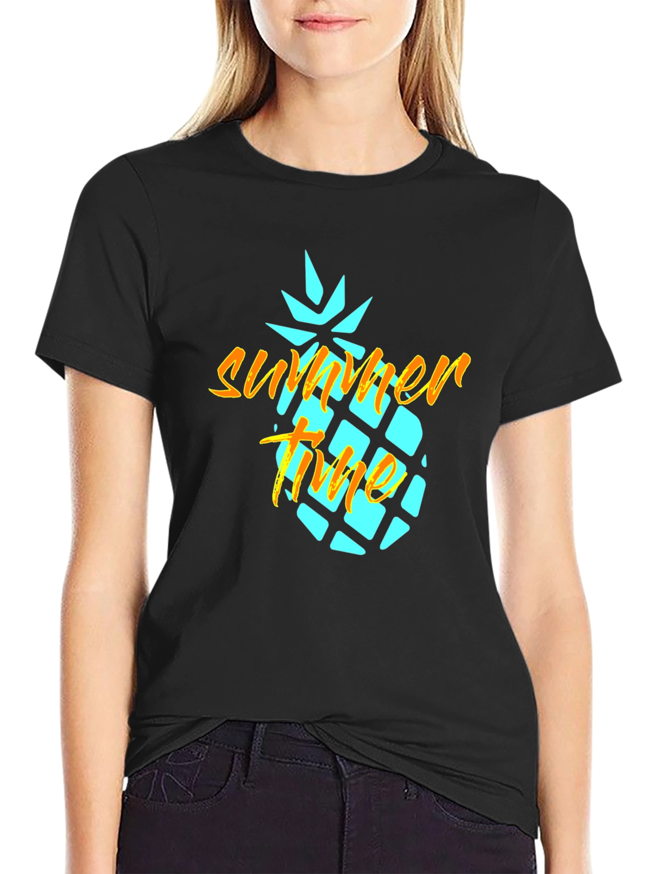 Summer Time Pineapple Graphic Tee