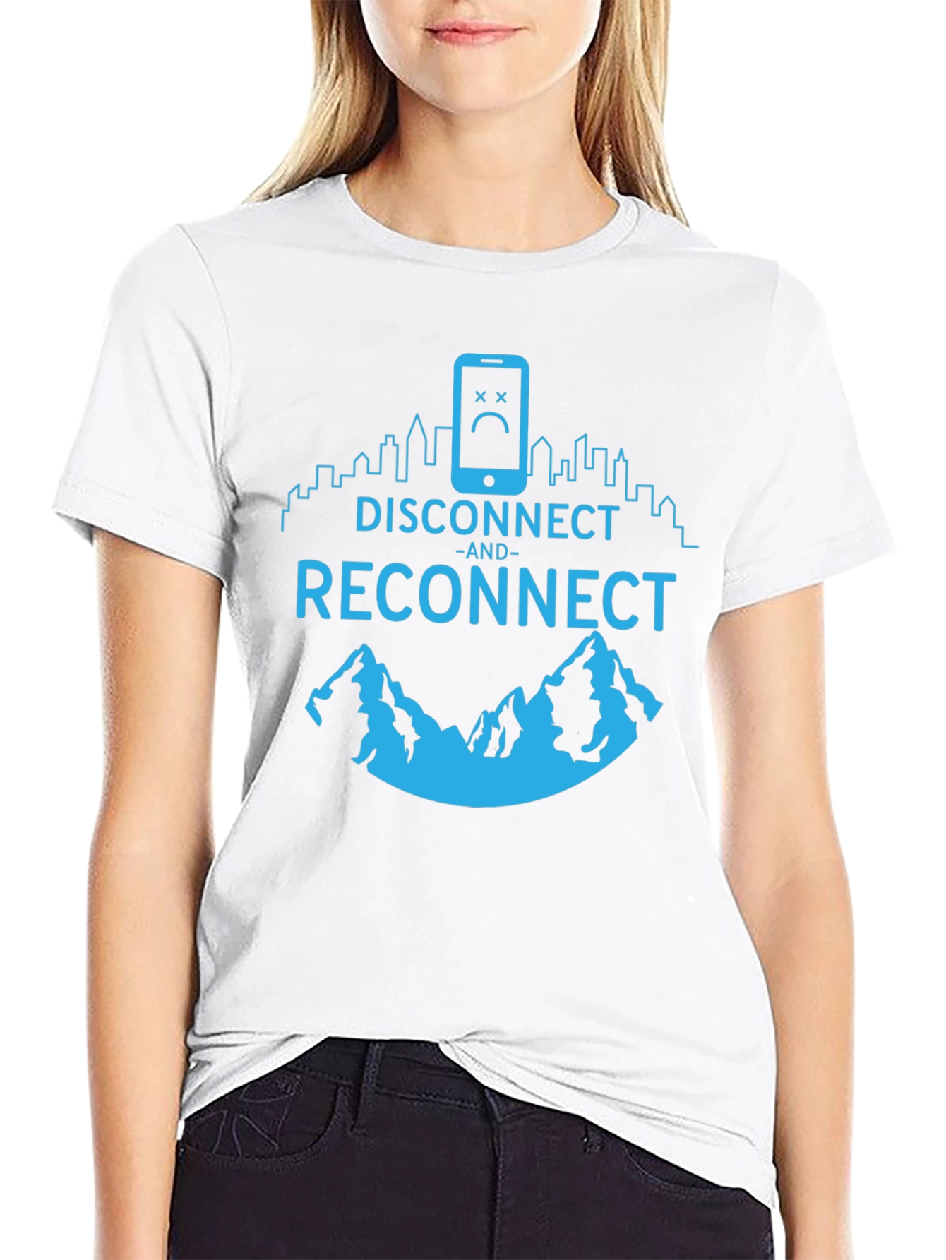 Disconnect and Reconnect Graphic T-Shirt