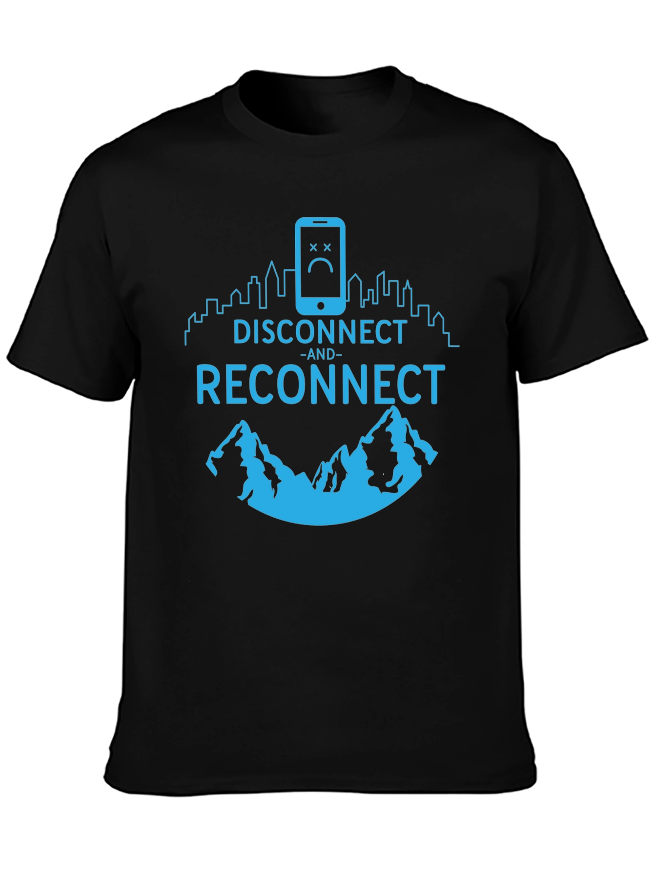 Disconnect and Reconnect Graphic T-Shirt