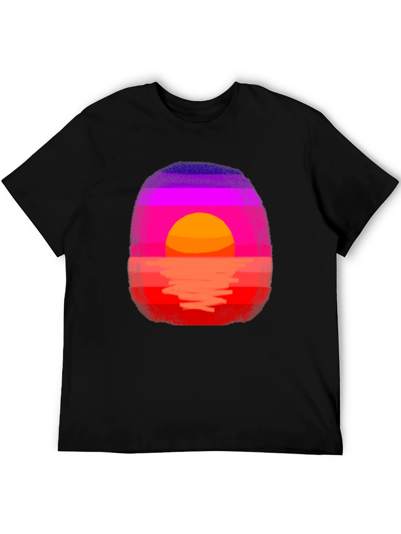 Sunset Graphic Tee - Retro Horizon Design