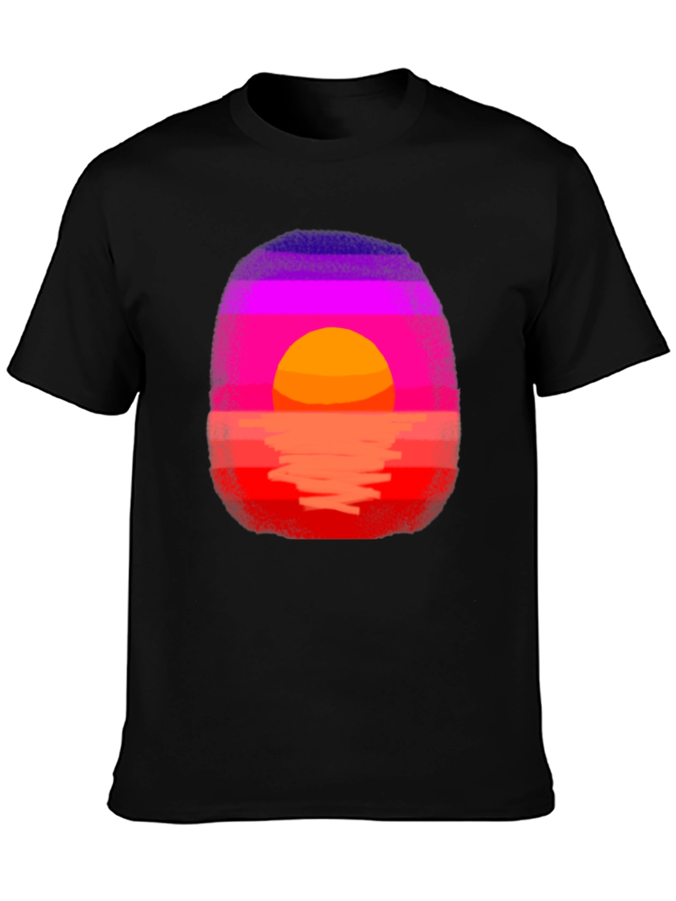 Sunset Graphic Tee - Retro Horizon Design