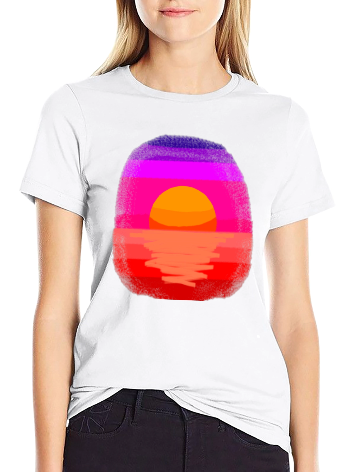 Sunset Graphic Tee - Retro Horizon Design