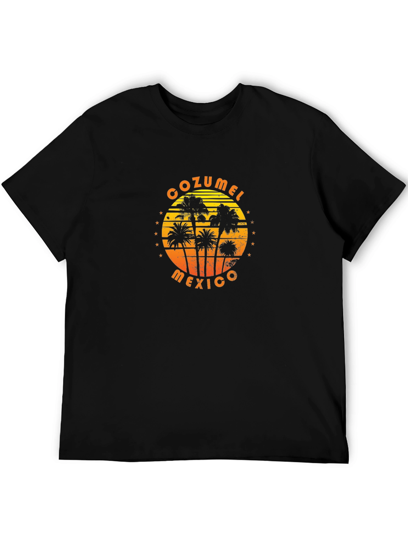 Cozumel Mexico Palm Tree Graphic T-Shirt