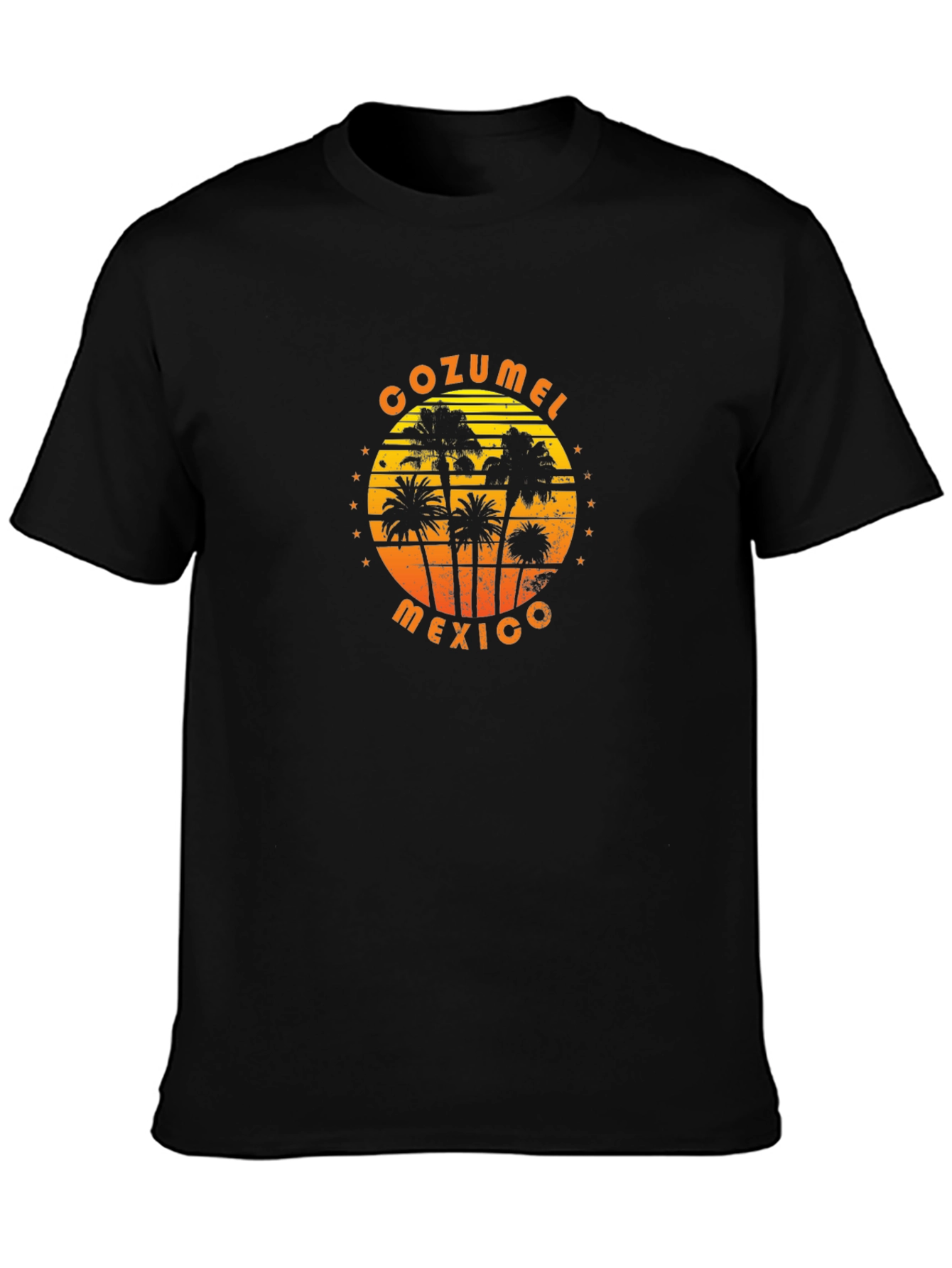 Cozumel Mexico Palm Tree Graphic T-Shirt