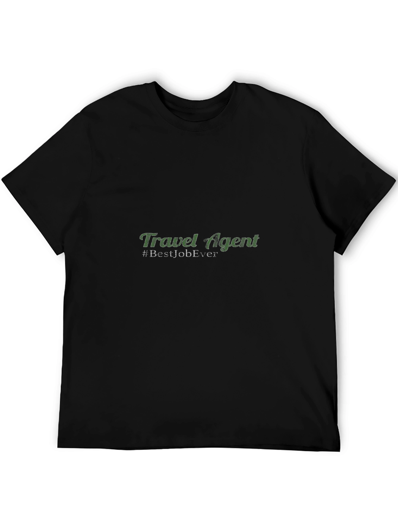 Travel Agent #BestJobEver Black T-Shirt