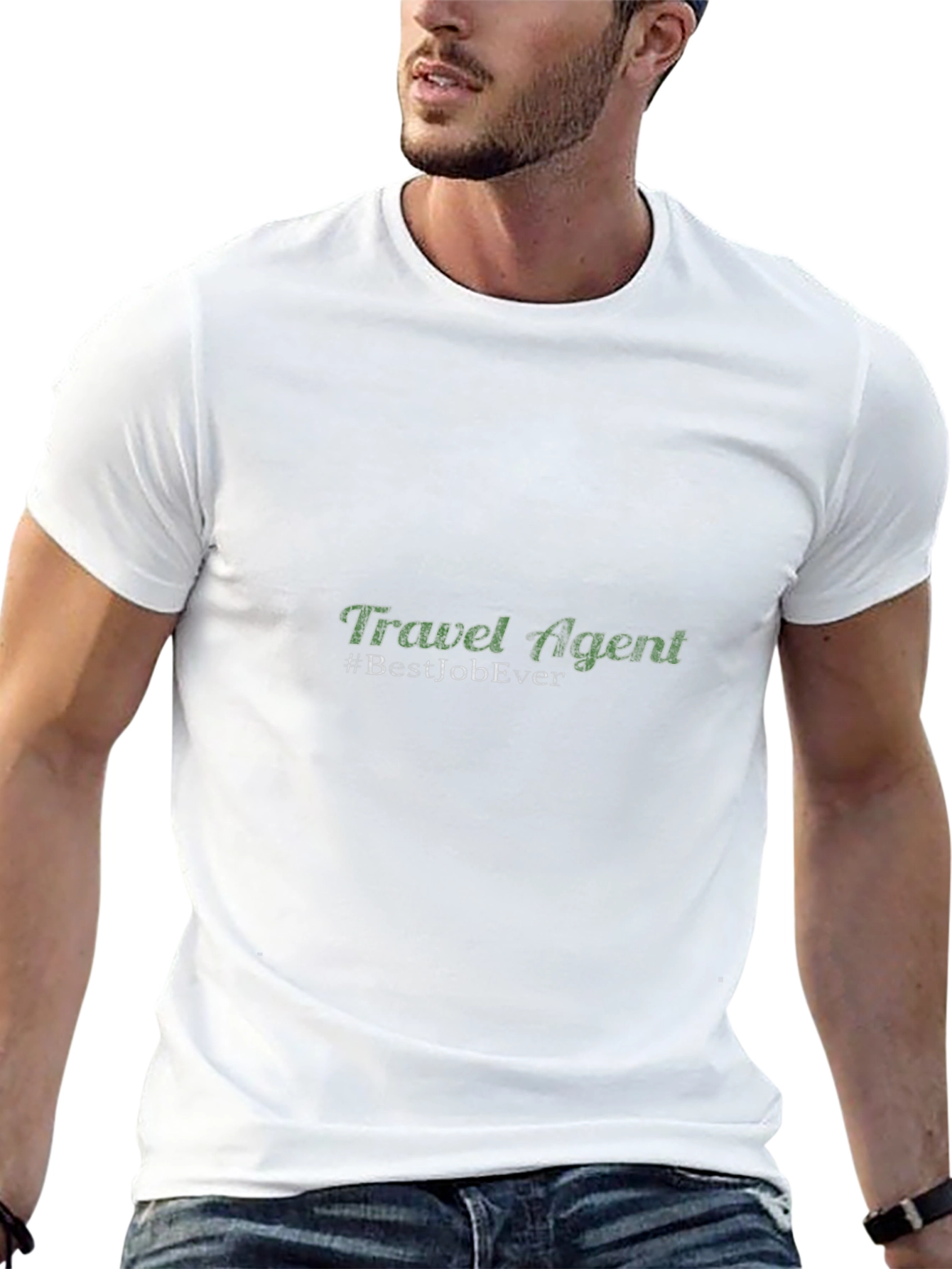 Travel Agent #BestJobEver Black T-Shirt