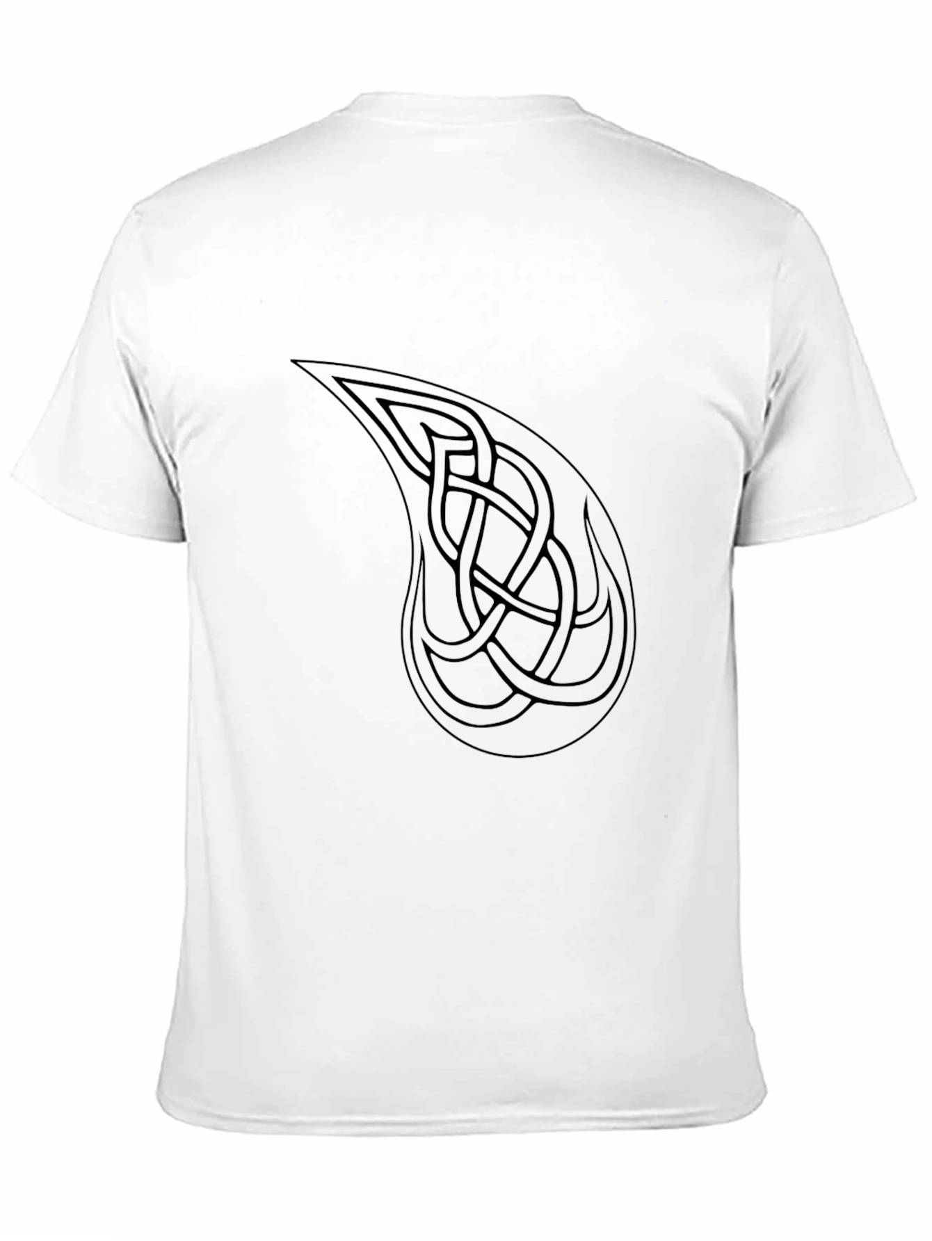 Celtic Knot Paisley Graphic Tee - Black