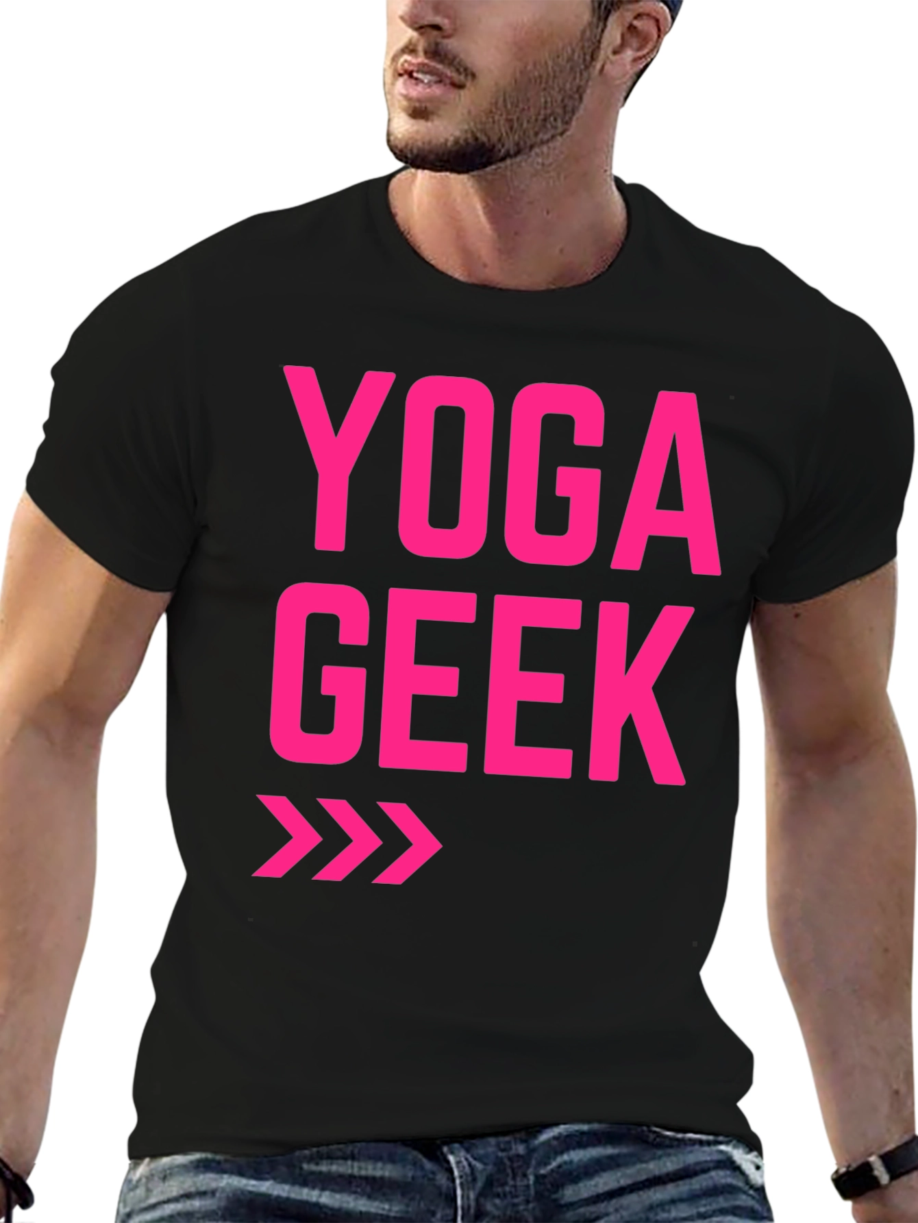 Yoga Geek T-Shirt - Black Graphic Tee