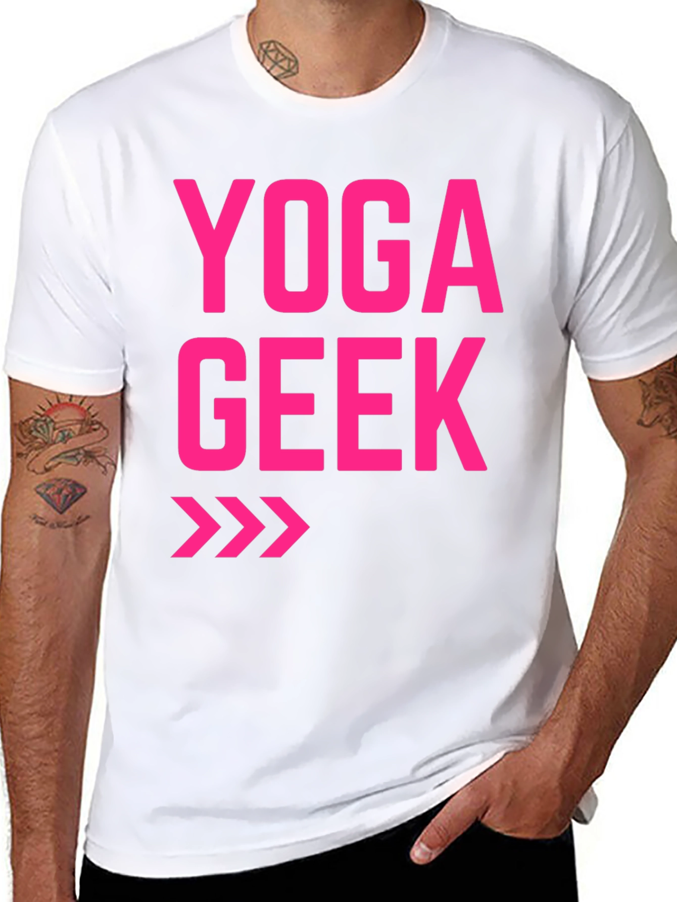 Yoga Geek T-Shirt - Black Graphic Tee