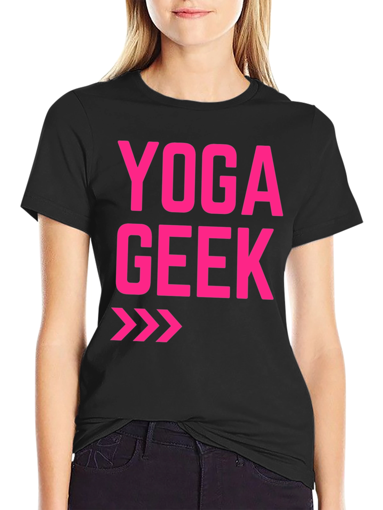 Yoga Geek T-Shirt - Black Graphic Tee