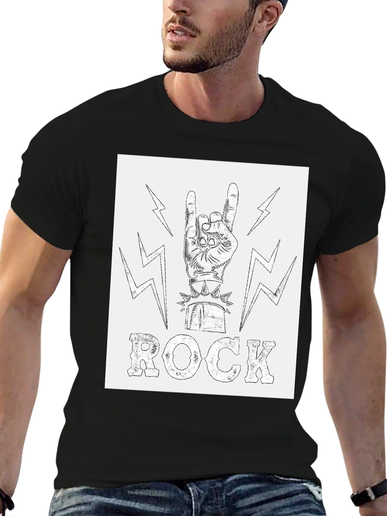 Rock and Roll Graphic T-Shirt