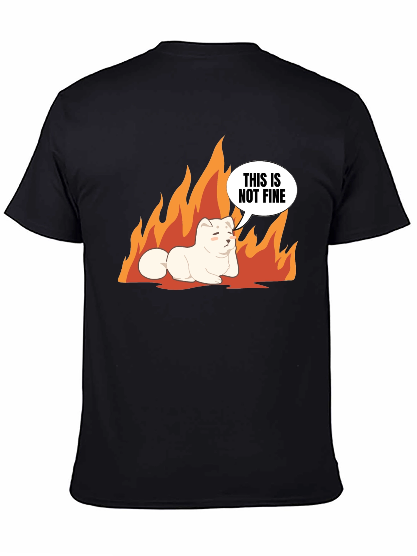 This is Not Fine Dog Meme T-Shirt
