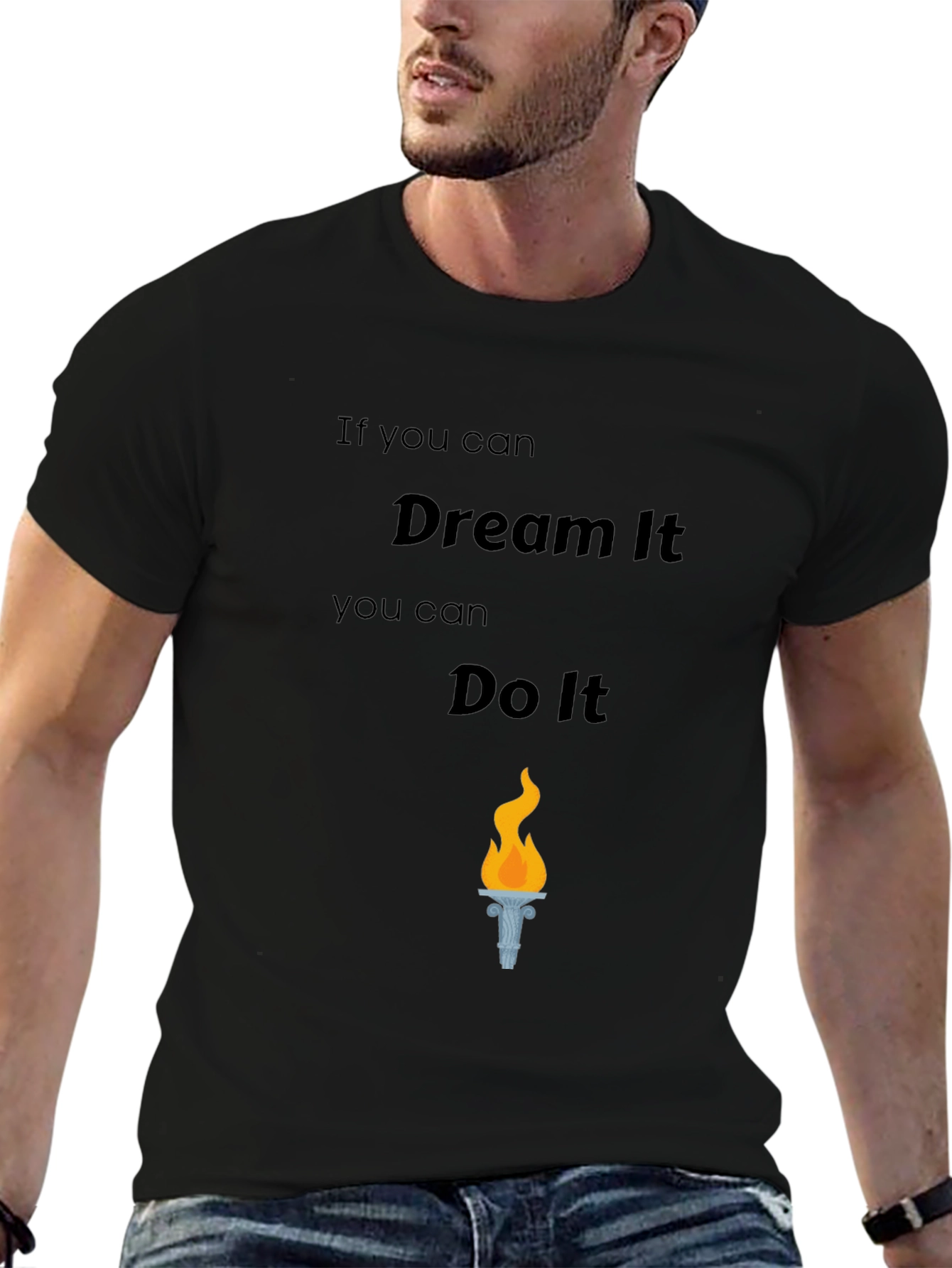 Inspirational Dream It Do It Graphic Tee