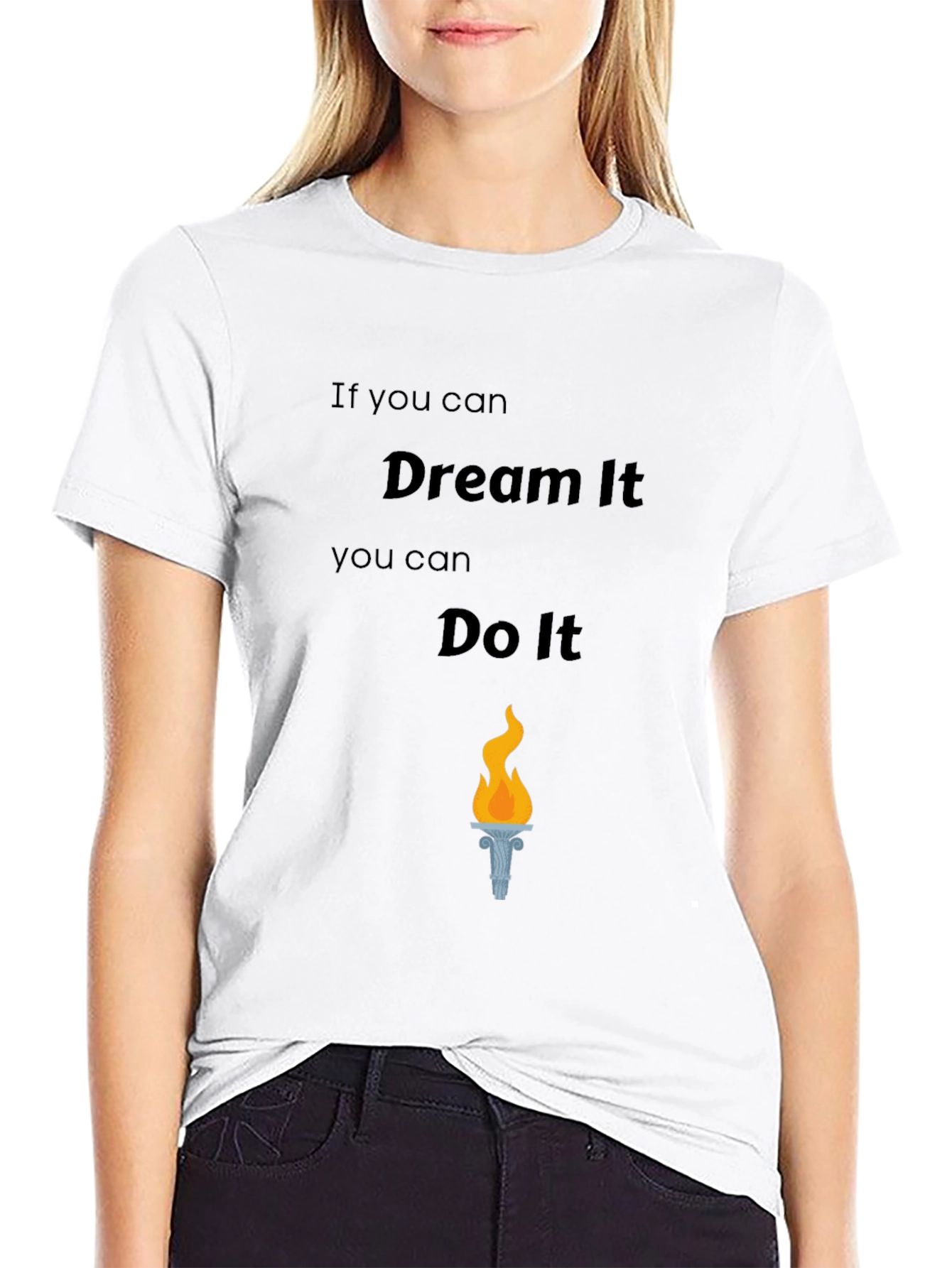 Inspirational Dream It Do It Graphic Tee