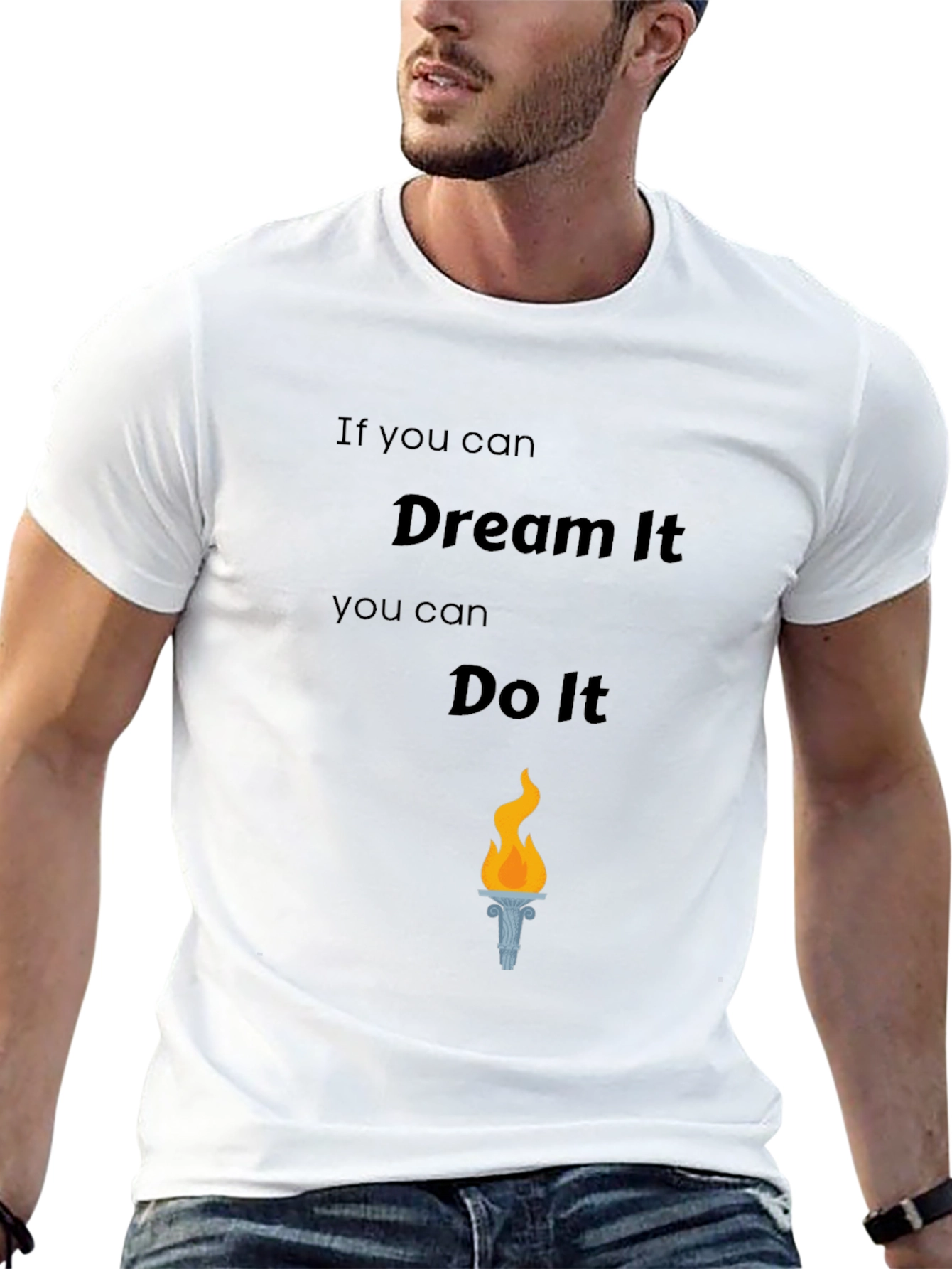 Inspirational Dream It Do It Graphic Tee