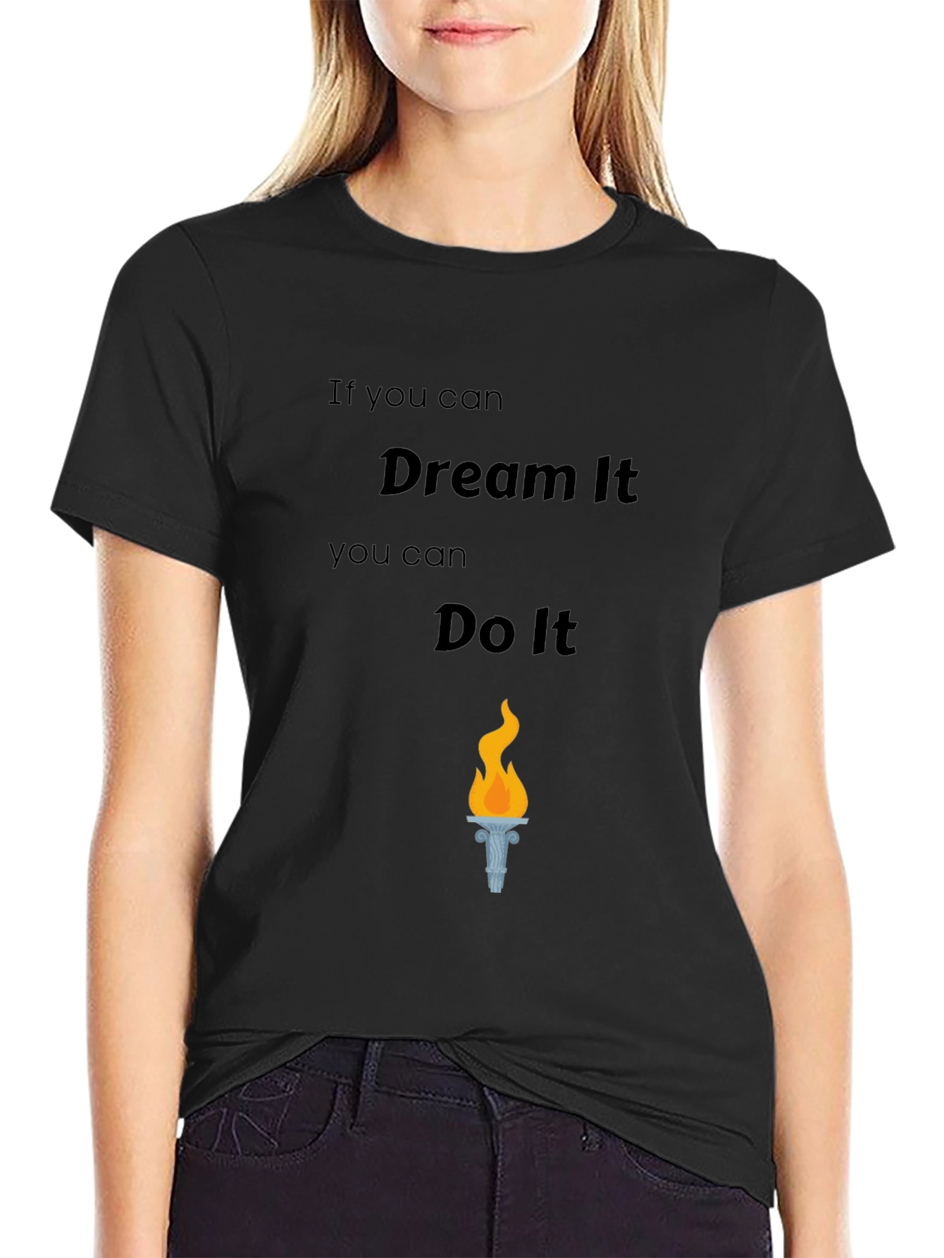 Inspirational Dream It Do It Graphic Tee