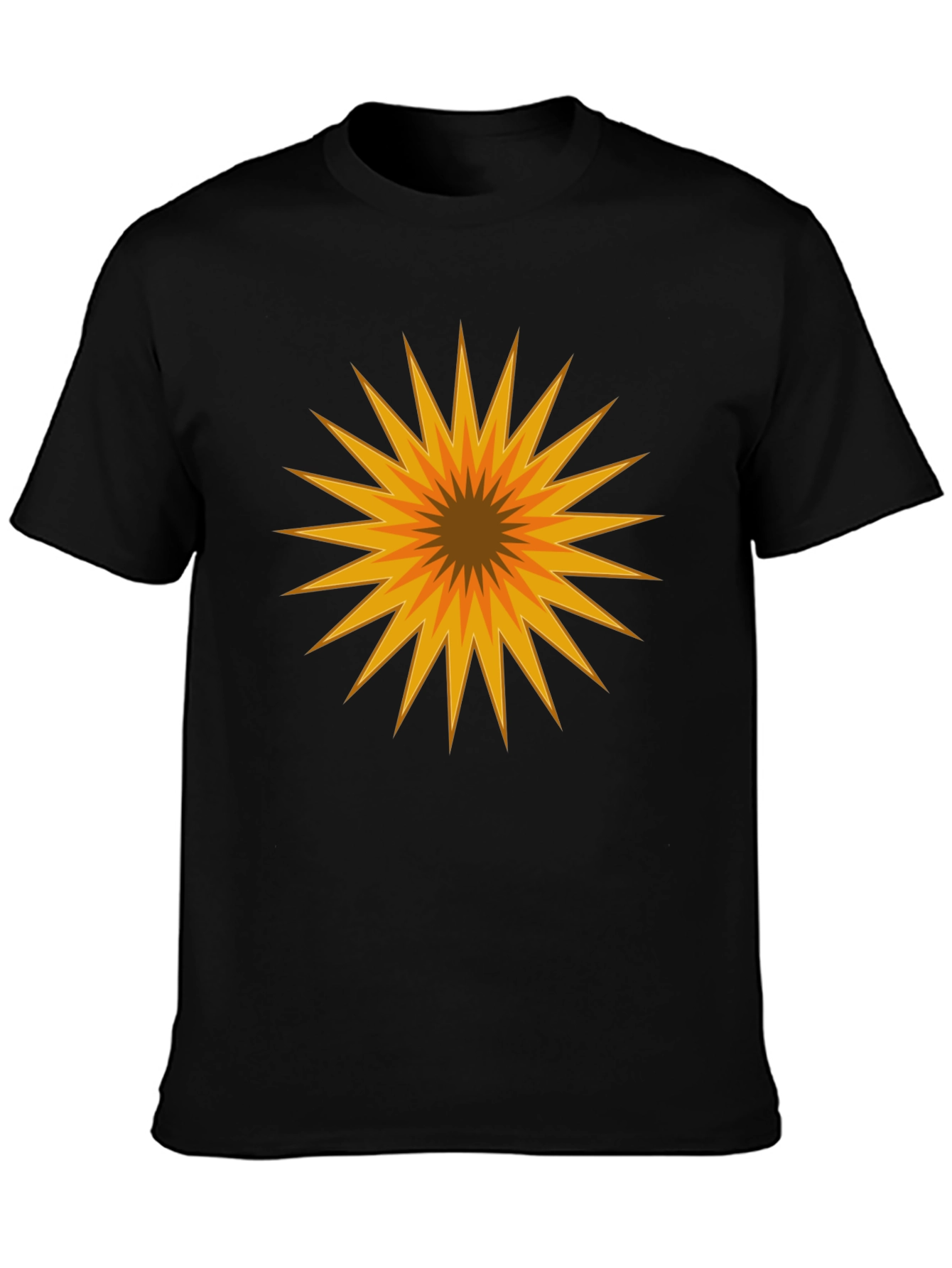 Starburst Graphic Tee - Bold Geometric Design
