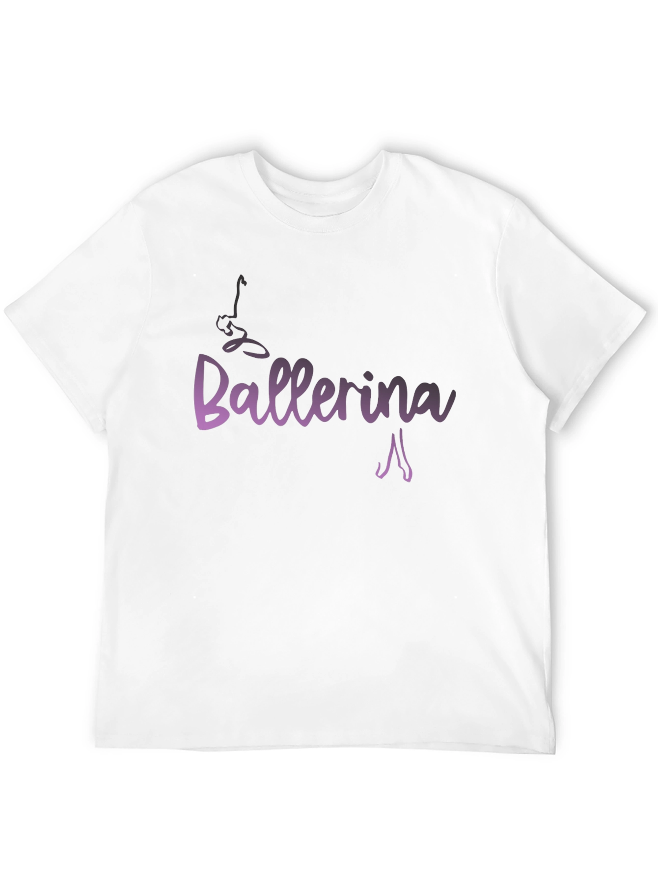 Ballerina Graphic T-Shirt - Dance Lover Tee