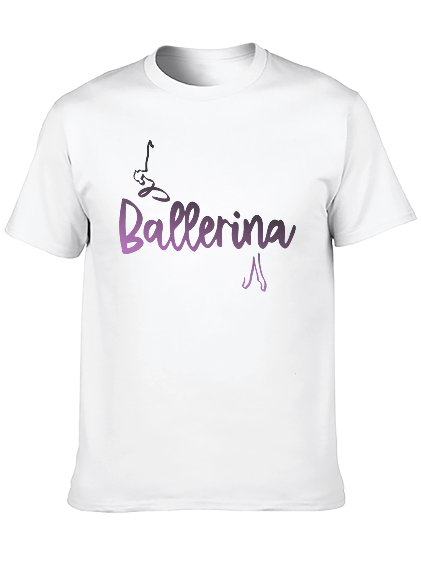 Ballerina Graphic T-Shirt - Dance Lover Tee