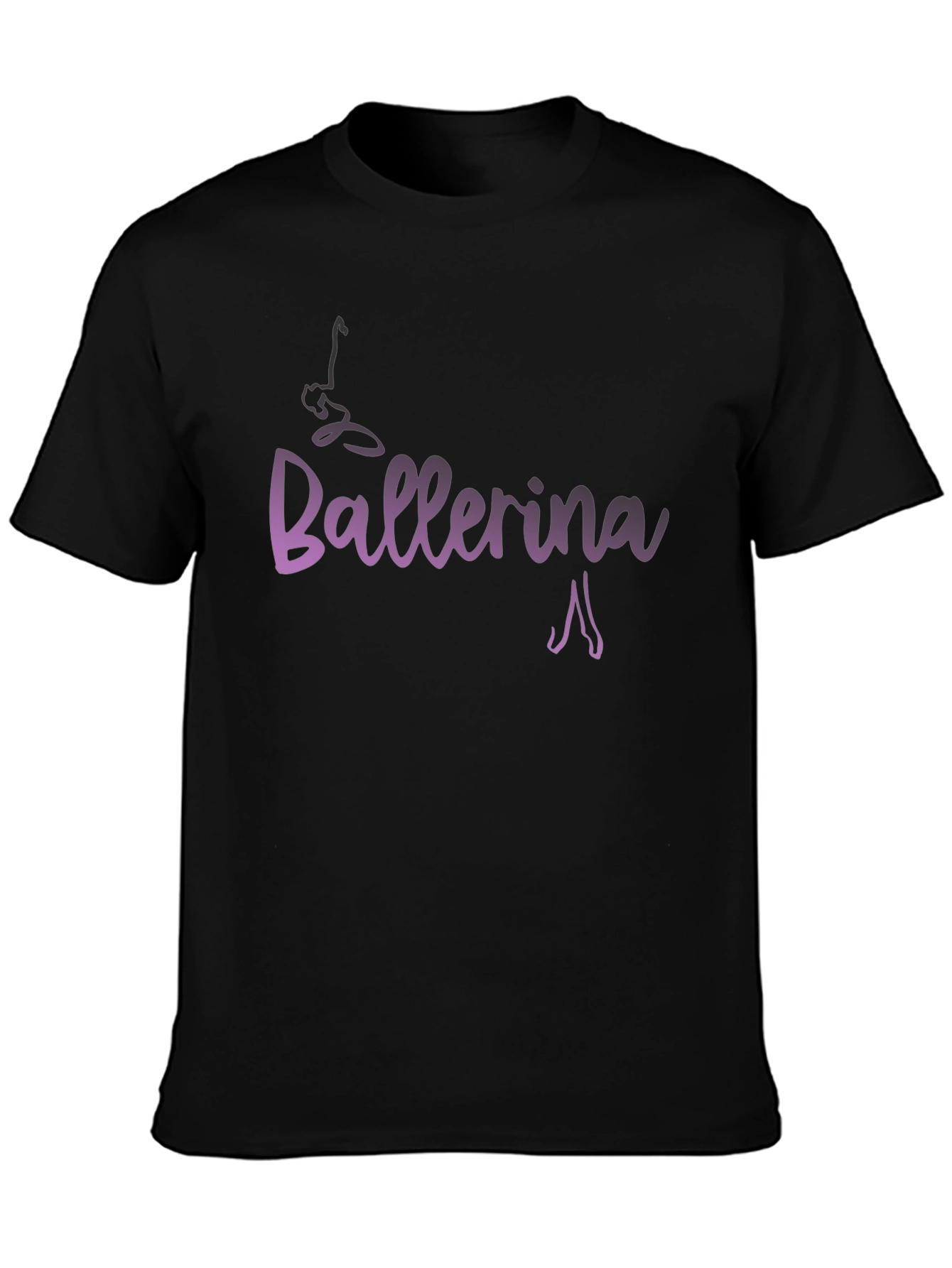Ballerina Graphic T-Shirt - Dance Lover Tee