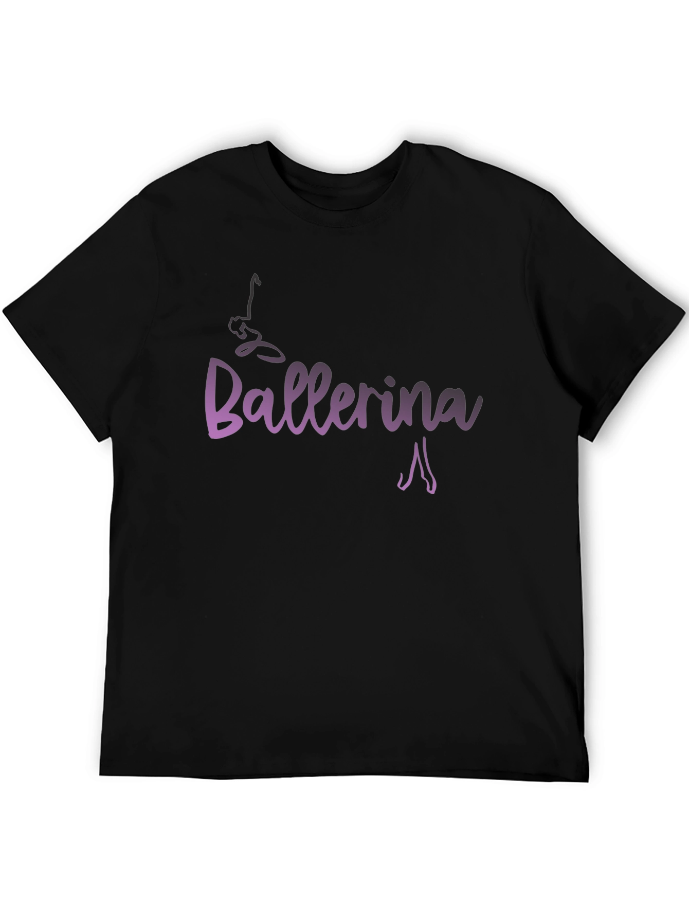 Ballerina Graphic T-Shirt - Dance Lover Tee