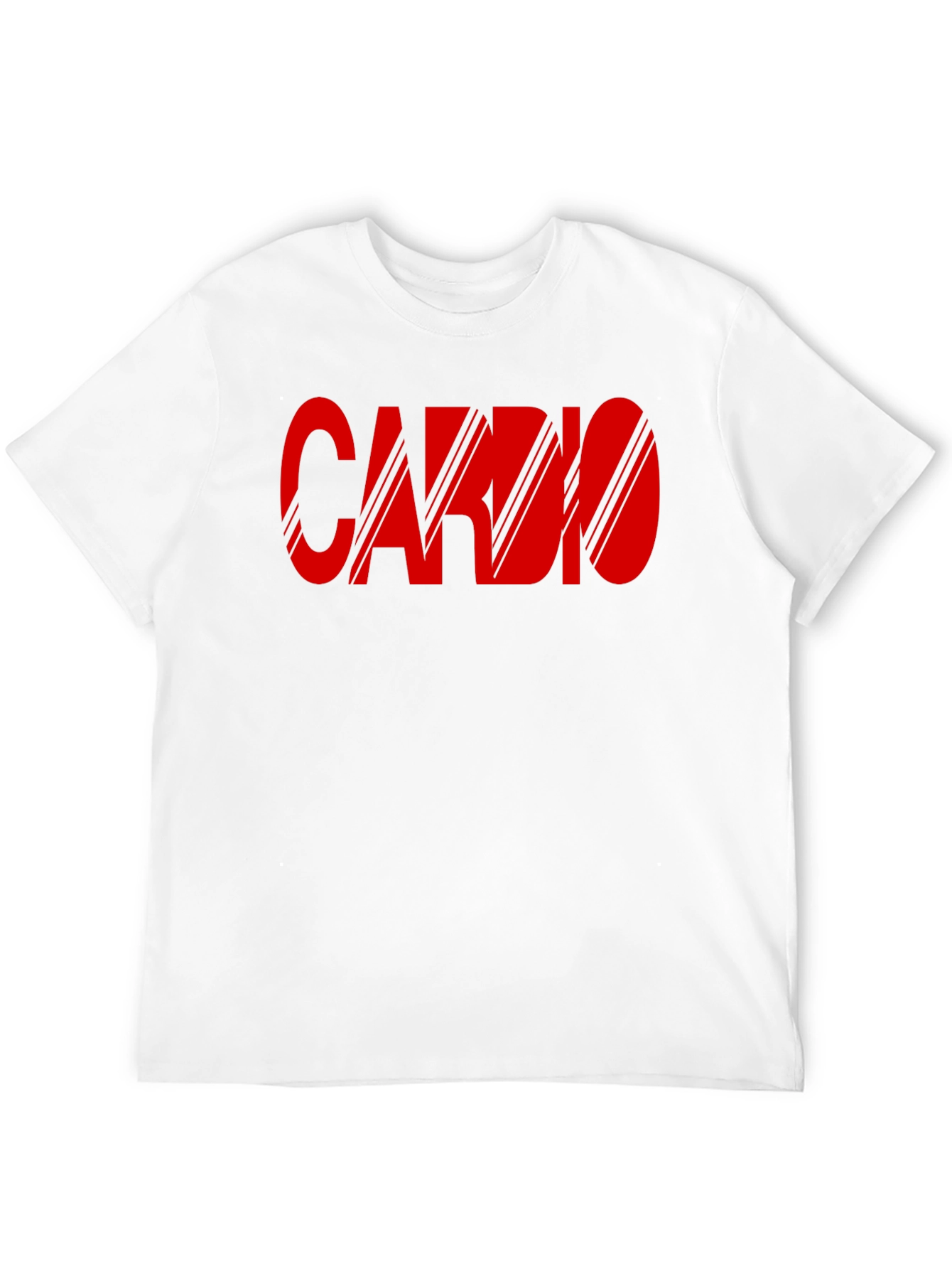 Mens Black Cardio Graphic Print T-Shirt