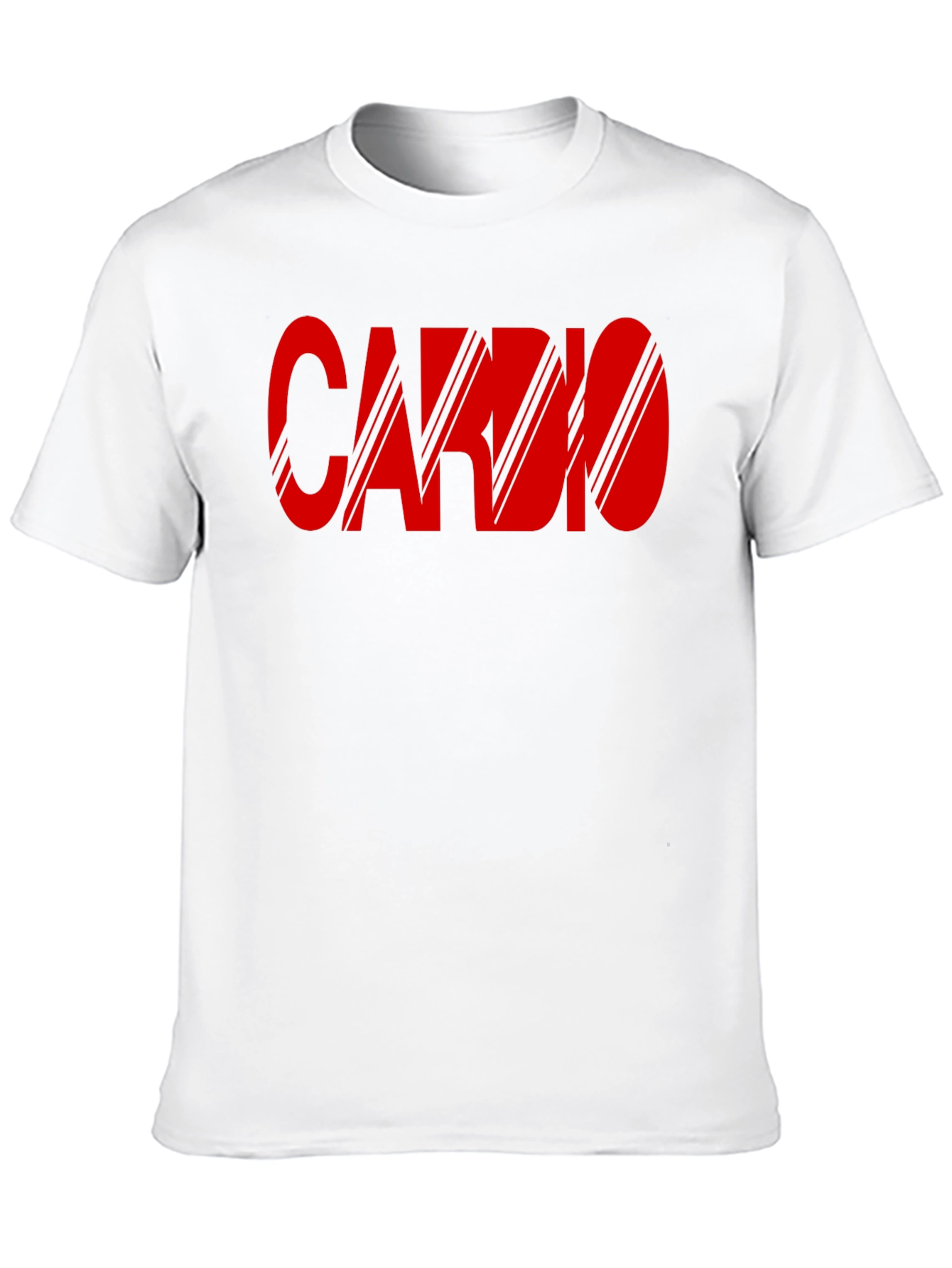 Mens Black Cardio Graphic Print T-Shirt
